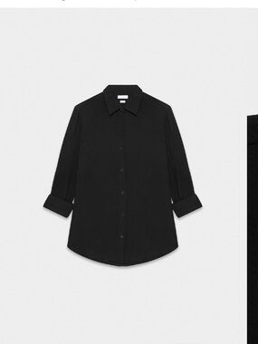 Aritzia Little Moon Black Women's Button-Up 100% cotton